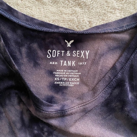 American Eagle Soft & Sexy Tie-Dye Tank Top - Picture 3 of 3